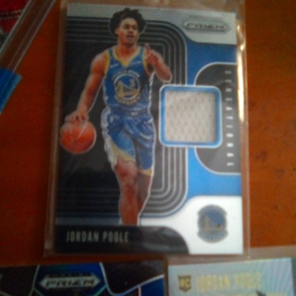 Anthony Edwar  prizm crusade Red ice,patch rc rememberable, Jordan Poole,rc set